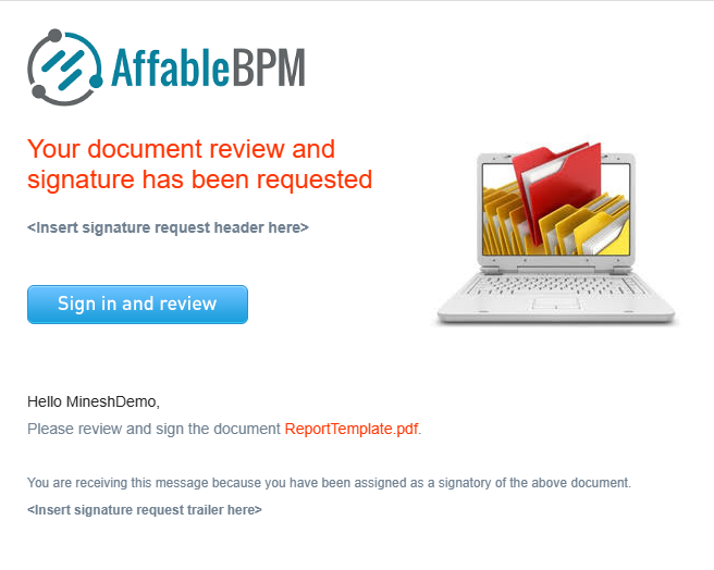 Electronic Signature