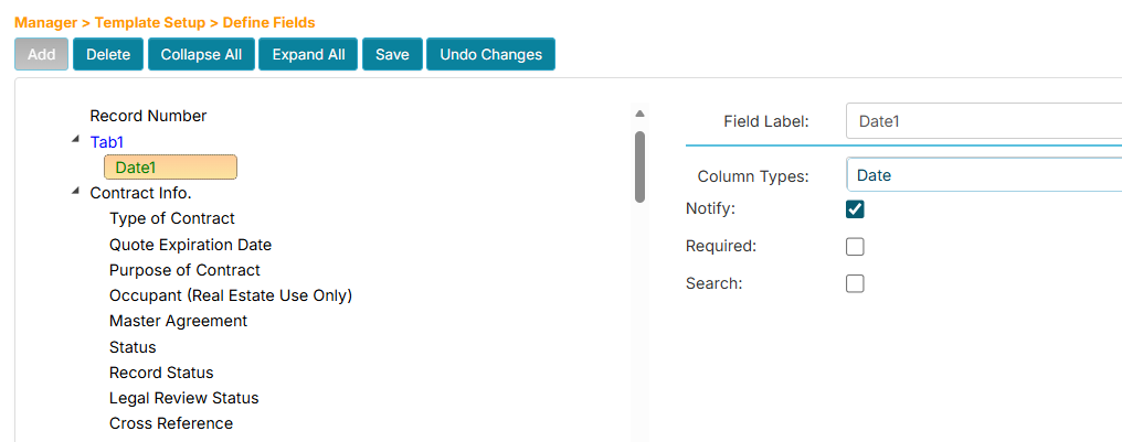 Adding a Date field with advance notification