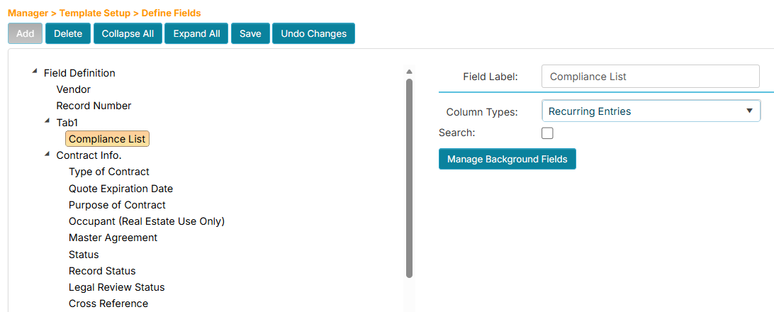 Managing the Recurring Entries